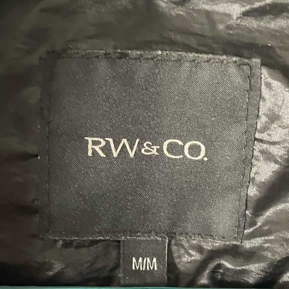 RW&Co Black Down Jacket - Medium - Picture 3 of 4